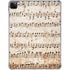 Antique Notes iPad Pro 11in (2024) Clear Case
